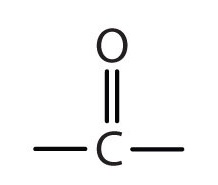 <p>Compound name: ketone if carbonyl is in carbon skeleton, aldehyde if carbonyl is at end of skeleton</p>