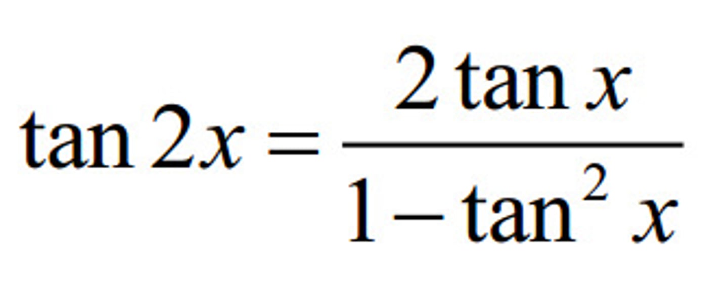 <p>2tanx / 1 - tan²x</p>