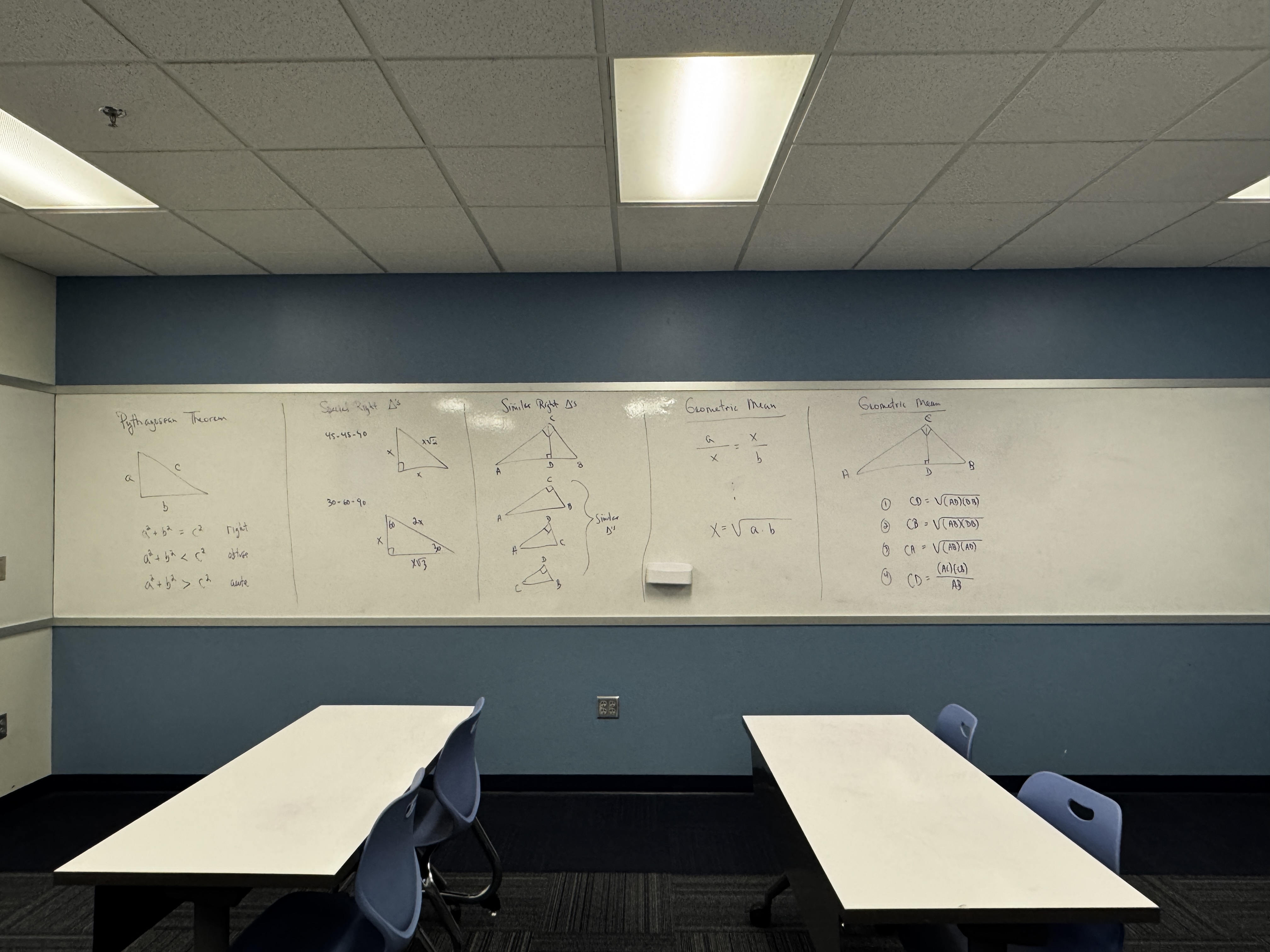 <p>Geometric Mean Triangle </p>