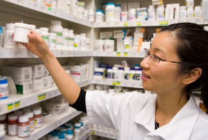 female pharmacist
