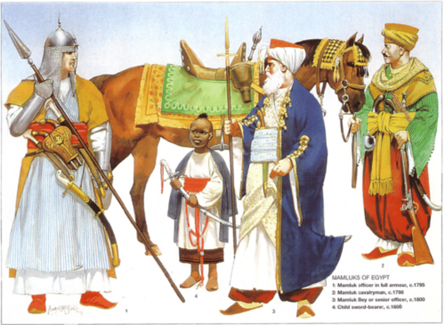 <p>Muslim slave warriors; established a dynasty in Egypt</p>