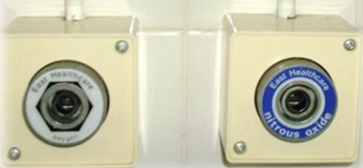 <p>Sockets for probes to attach to, allowing for pipeline oxygen access.</p>