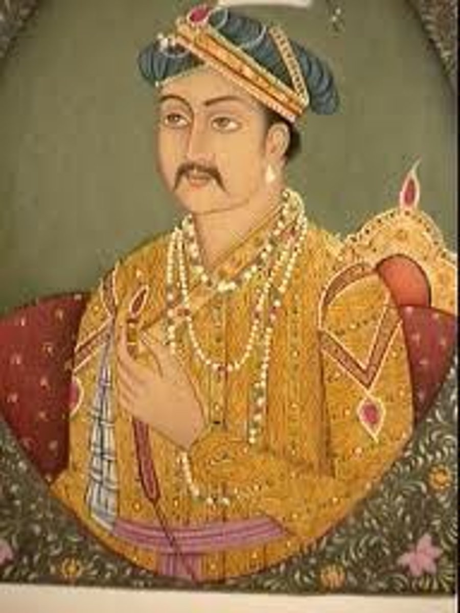 <p>The most famous Mughal leader (1556-1605), known for religious tolerance and building the Taj Mahal. He abolished the jizya, a tax paid by non-Muslims in return for religious liberty. Akbar's government included many Hindus who were allowed to reach senior government or military positions of responsibility.</p>