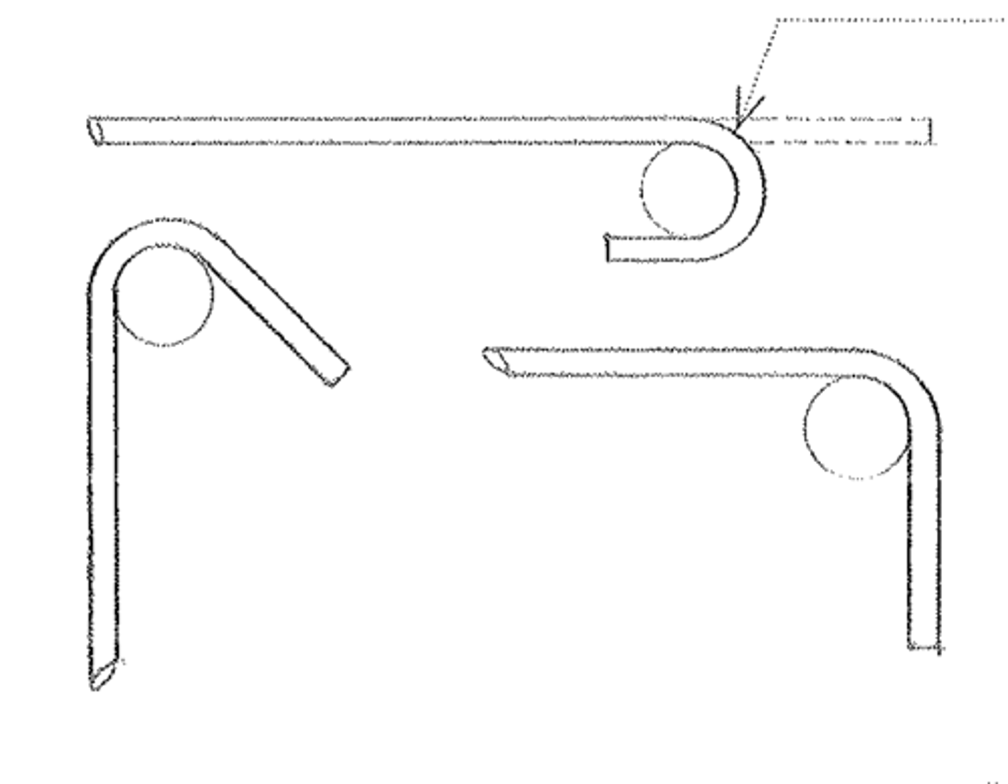 <p>a bend or curve given to the end of a tension bar to develop an equivalent embedment length</p>