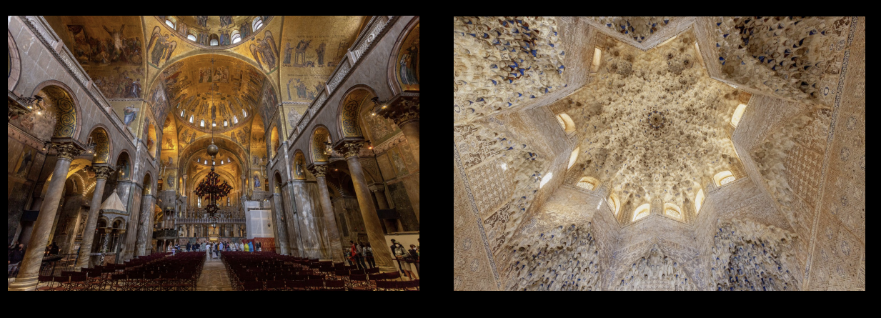 <p>Compare: Dome vs. Muqarnas “Dome”</p>