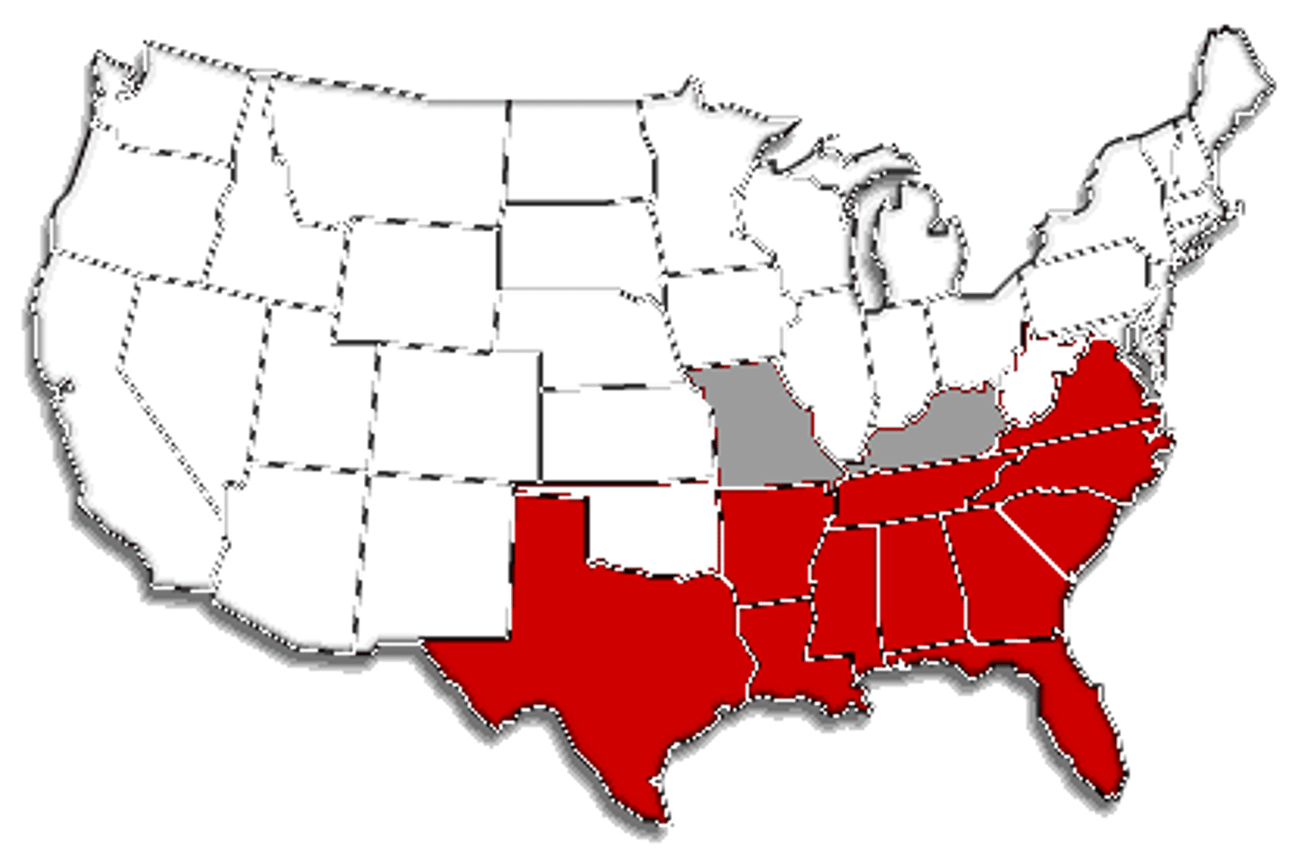 <p>the regional authorities hold the most power and the central government does really exist. Pro: regional governments have all power to adapt their laws to fit that particular region, Con: struggle to keep a national identity. Ex: The confederate states of America (1861-1865).</p>