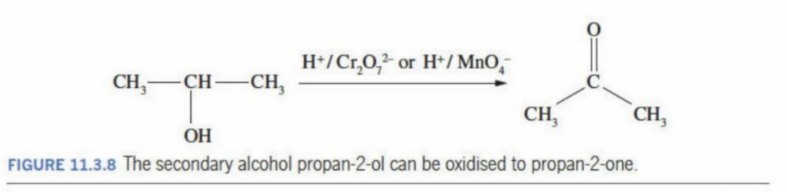 <p>Creates a ketone by the oxidation of the secondary alcohol</p><p></p>
