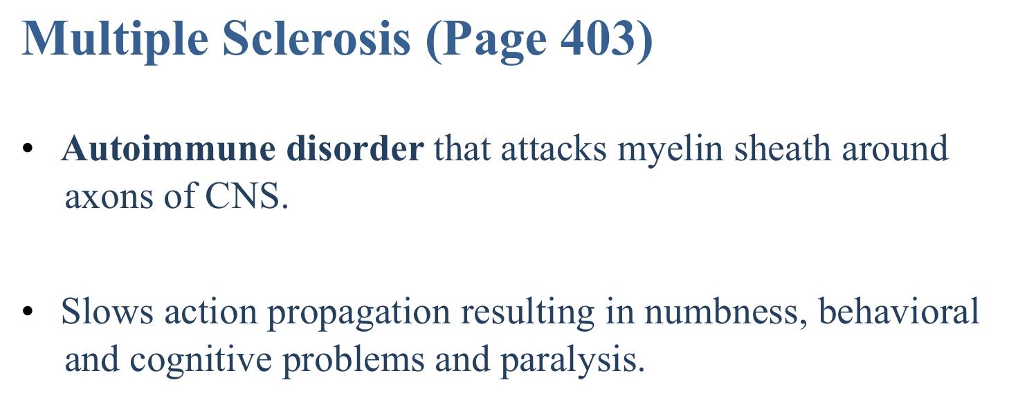 <p>Multiple sclerosis</p>