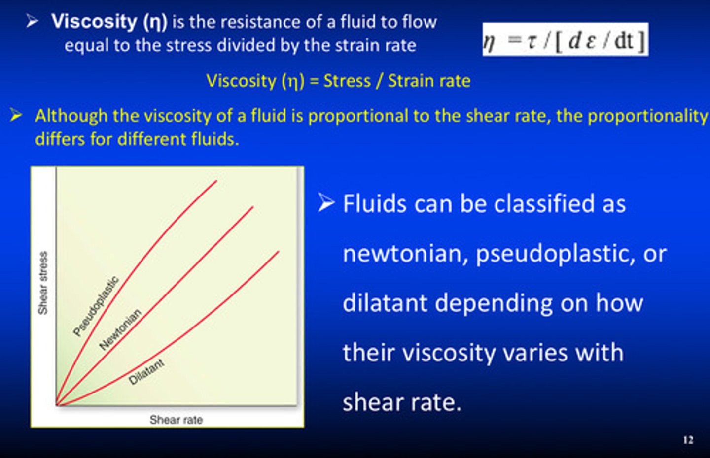 <p>1) newtonian</p><p>2) pseudoplastic</p><p>3) dilatant</p>