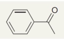<p>Systematic: Methyl phenyl ketone</p><p>Common: Acetophenone</p>