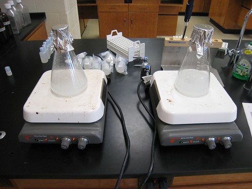 For heating beakers and Erlenmeyer flasks