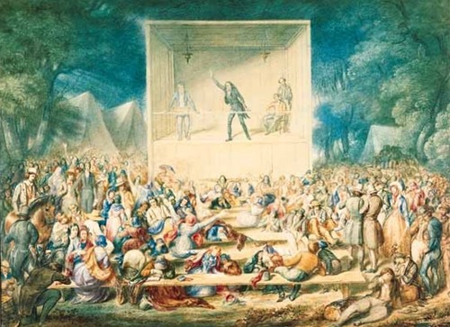 Wave of religious revivals around 1800 that encouraged a culture of evangelicalism responsible for an upswing in prison reform, the temperance cause, the feminist movement, and abolition.