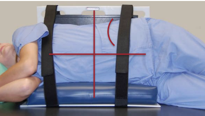 <ul><li><p>CR horizontal directed to center of IR</p></li><li><p>Center of CR should be 1-2” above iliac crests</p></li><li><p>Ensure no rotation</p></li></ul><p></p>