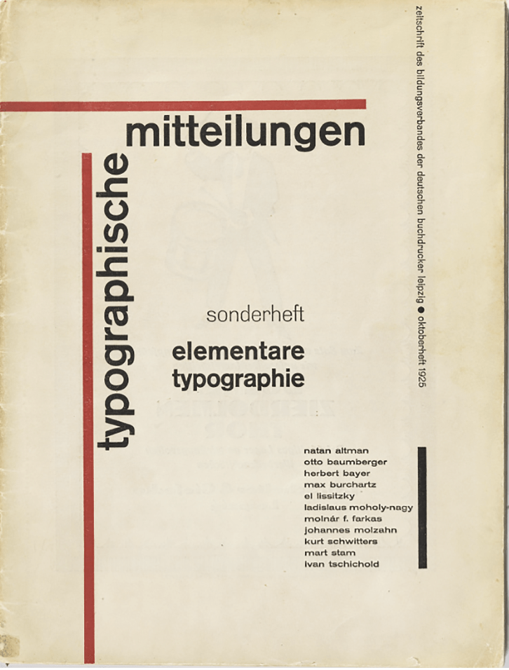 <p>New Typography, 1928</p>