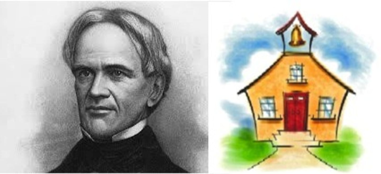 <p>"Father of the public school system"; set the standard for public schools throughout the nation; lengthened academic year; pro training &amp; higher salaries to teachers</p>