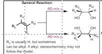 <p>AD Mix: K2CHO3, K3[Fe(CN)6], K2OsO4-H2O</p>