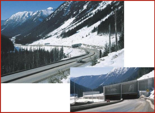 Avalanche sheds allow avalanches to travel over roads or railways without disruption to traffic.

\
\
\
\
\
\
\
\
This is performed using explosives.

\
Controlled triggers are used to force avalanches to occur in order to prevent build up of the snowpack 