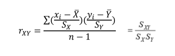 <p>Una medida de la relación entre dos variables que no depende de las unidades de medida.</p>