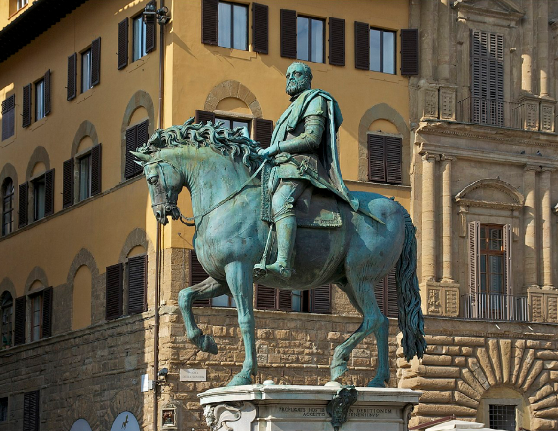 <p>Statua equestre di Cosimo I de Medici</p>