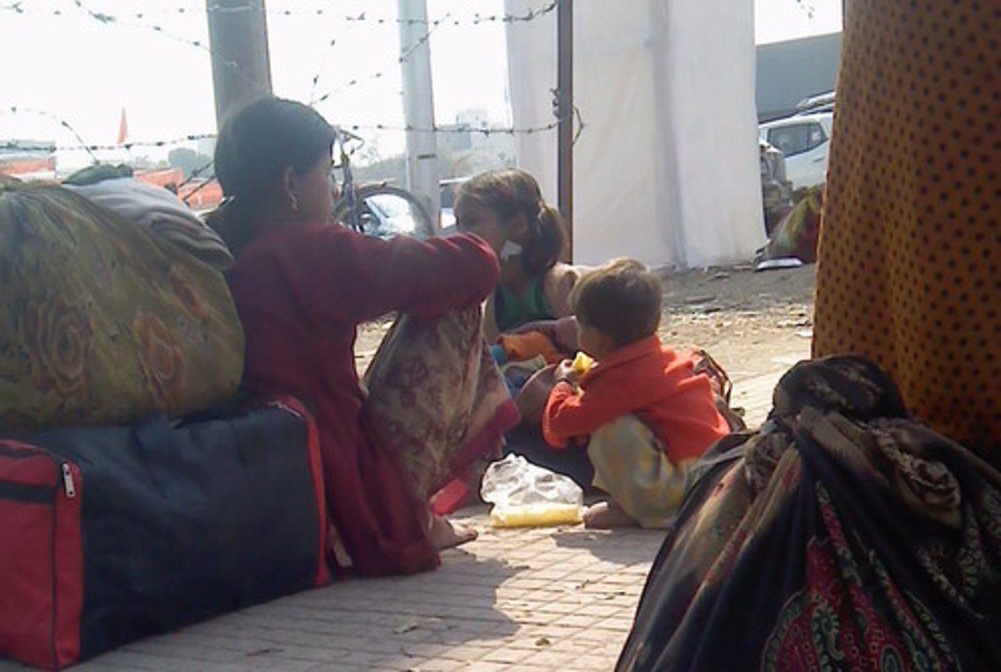 <p>having no money; poor</p>