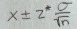 <p>Should be t star not z star</p>