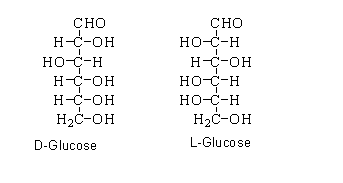 <ul><li><p>Are mirror images of each other</p></li><li><p>If the functional group on second last C-atom is to the right then it is D-form</p></li><li><p>If the functional group on second last C-atom is to the left then it is L-form</p></li></ul><p></p>