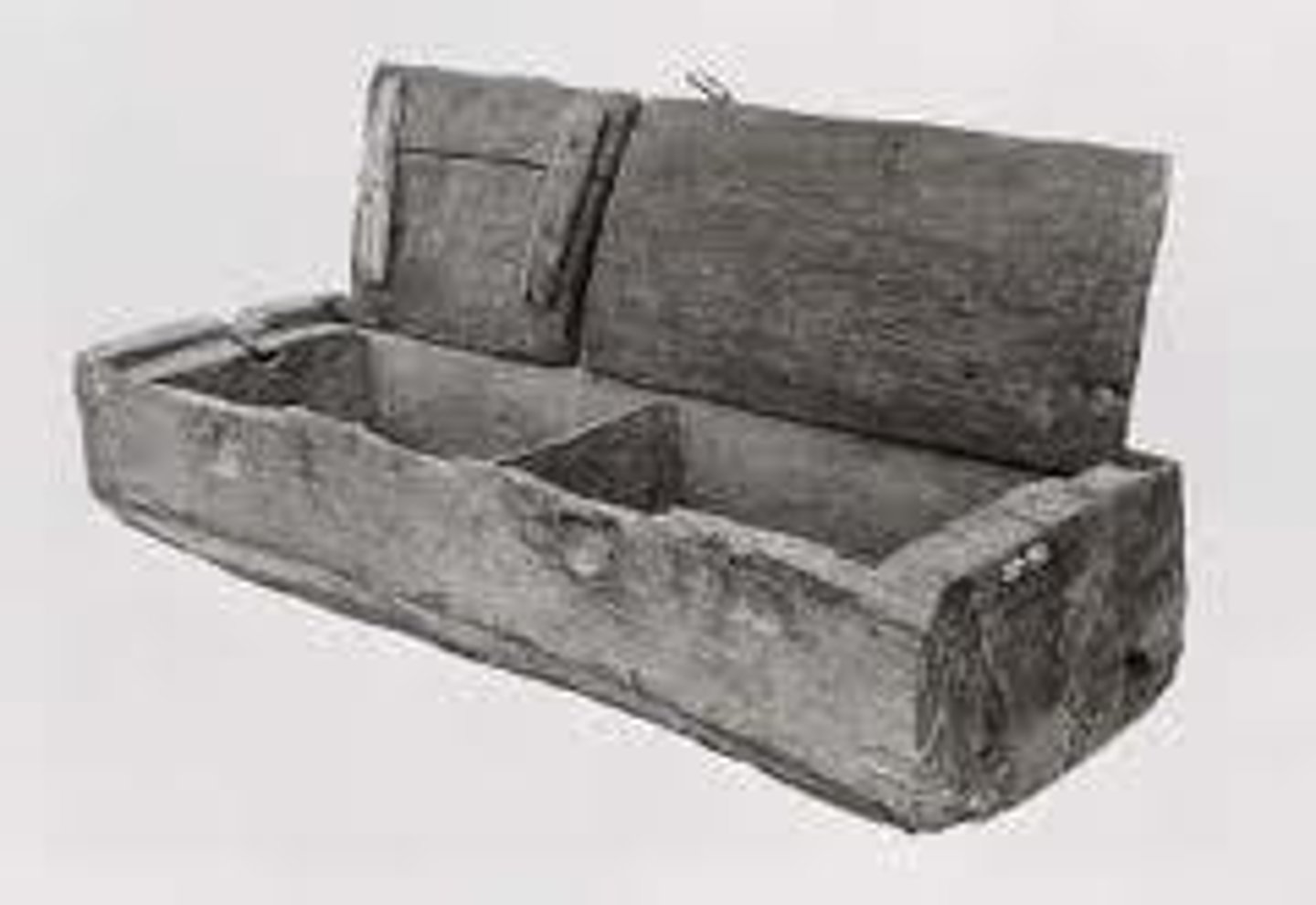 <p>Romanesque</p><p>made by hollowing out a log</p>