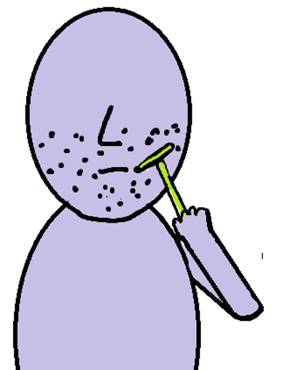 <p>to shave</p>