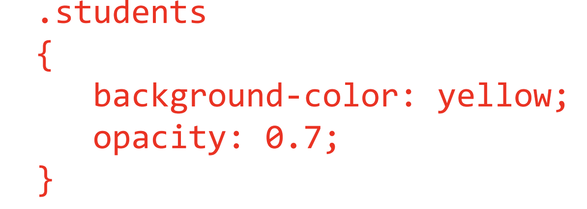 <p> will apply only to those HTML tags that have been given identical “class” attributes.</p>