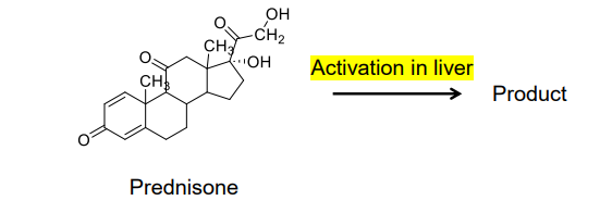 <p>What is the activated form of this drug in the liver?</p>