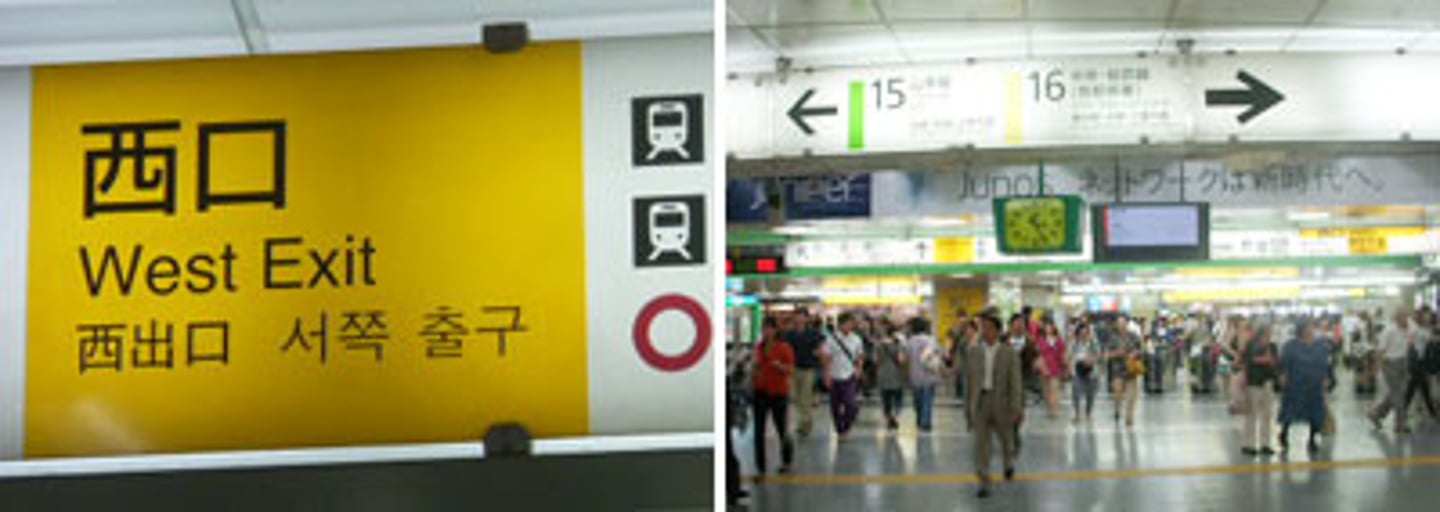 <p>nishi guchi (にしぐち)</p><p>West exit</p>