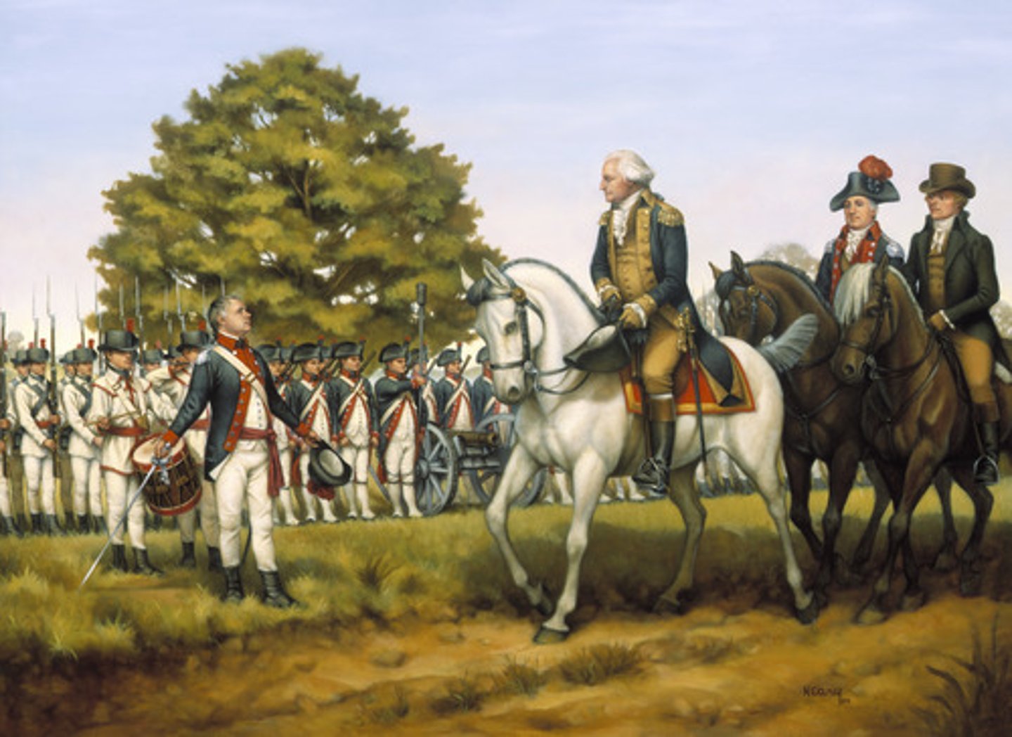 <p>- Farmers in western Pennsylvania rebelled over the taxation of whiskey</p><p>- Washington sent in troops to put down the rebellion</p><p>- Washington's actions demonstrated the power of the new federal government under the Constitution</p>