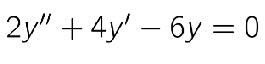 <p>What is characteristic equation of this DE?</p>