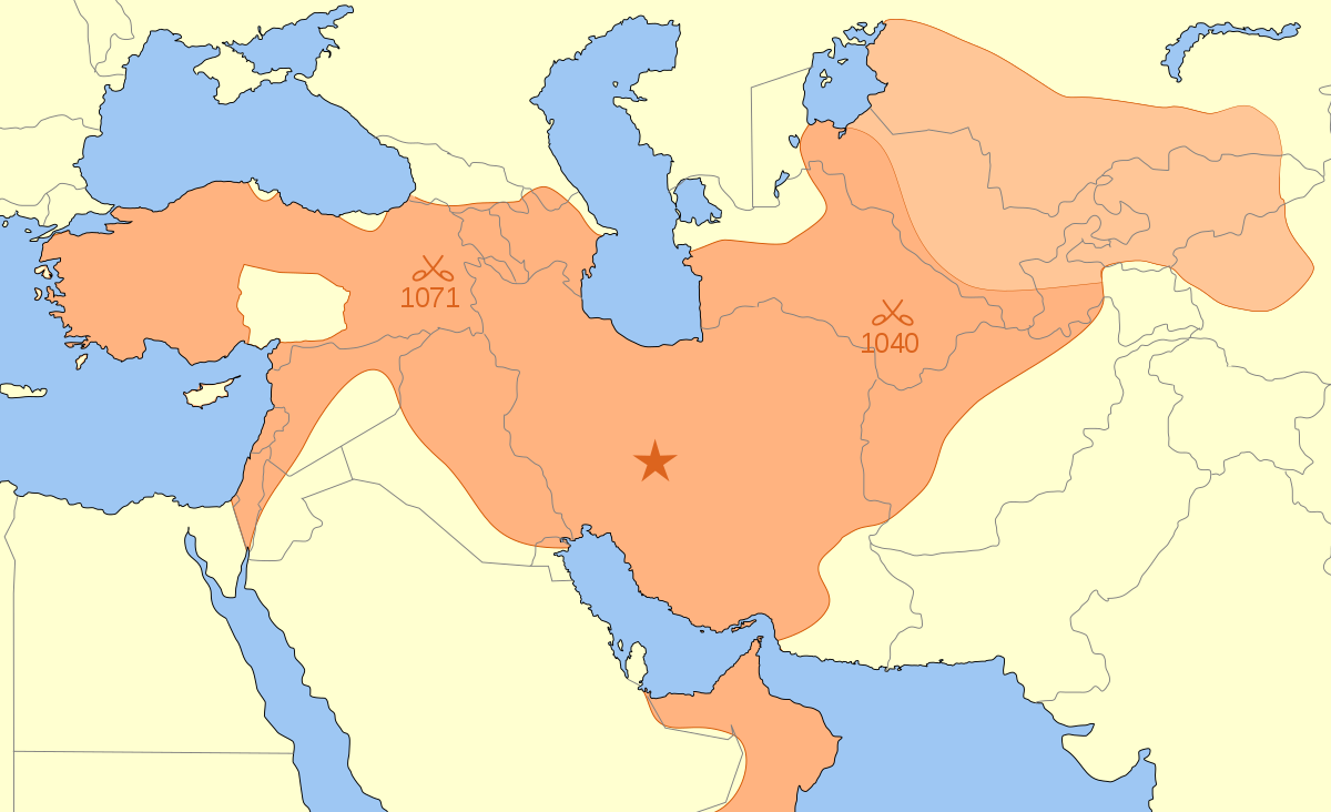 <p>An empire of the 11th and 12th centuries, centered in Persia and some of modern-day Iraq. Seljuk rulers adopted the title of &quot;sultan&quot; (ruler) as part of their Islamic conversion. By 1200, the Islamic heartland had fragmented into &quot;sultanates&quot;, many ruled by Persian or Turkish dynasties.</p>