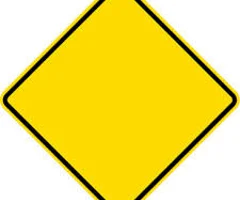 A sign with this shape means