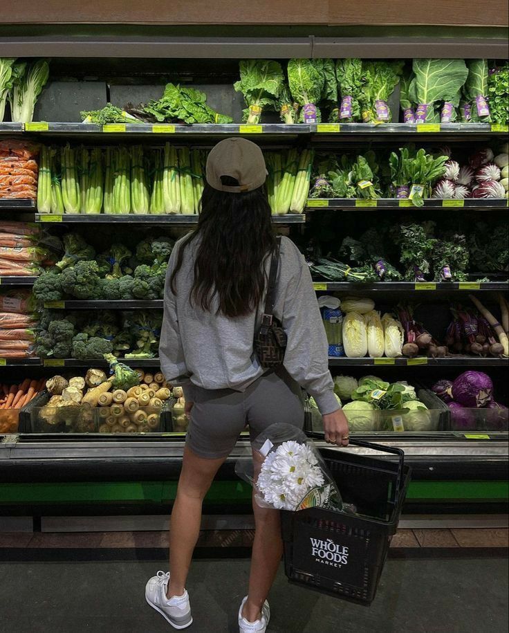 <p>I bought some fruit at the <strong>grocery store</strong>.</p><p><strong>groceries</strong></p>