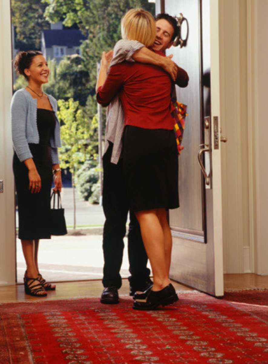 <p>a person who is invited to visit or stay in someone's home</p>