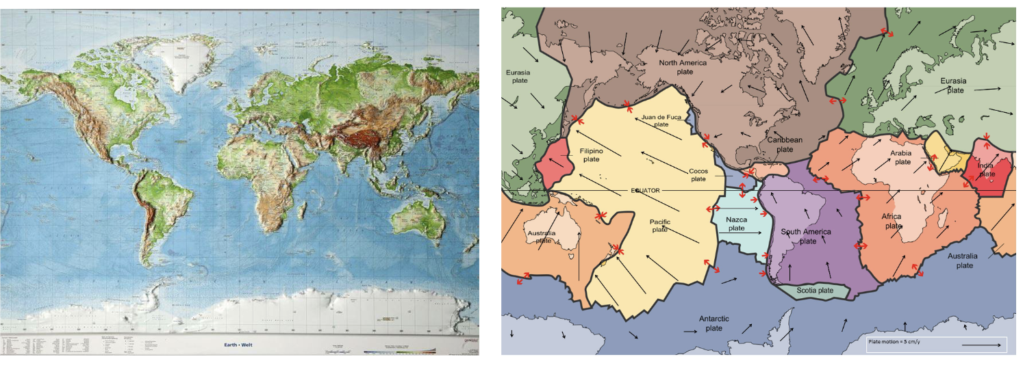 <p>In general where do we find (non-volcanic) mountains </p>