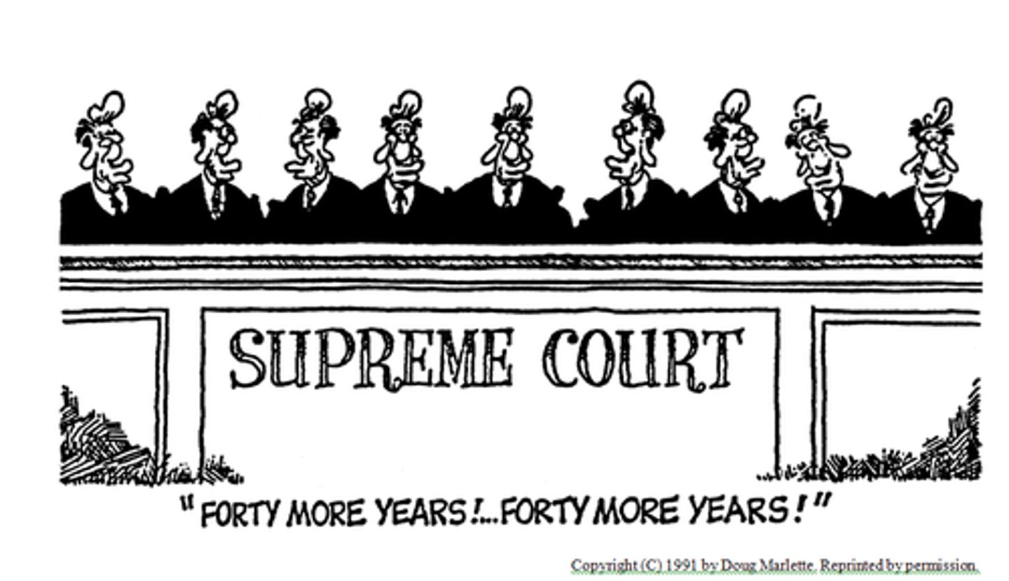 <p>Which of the following best illustrates the point being made in the cartoon above?</p>