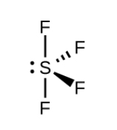 <p><span>SF₄ </span></p>
