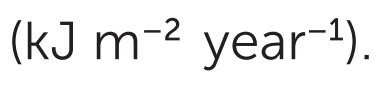 <p>Pyramids of energy are expressed in units of energy per area in a given time; for example, kilojoules per square metre per year (kJ m–2 year–1). They show the rate at which energy is transferred from one trophic level to another. This dynamic view of a community contrasts with the ‘snapshot’ picture provided if energy is only measured at one time. Pyramids of energy allow ecologists to describe the rate of energy transfer in a community. This allows them to make predictions about whether a community can be sustained and what impact any changes to rates of energy transfer will have on the community.</p>