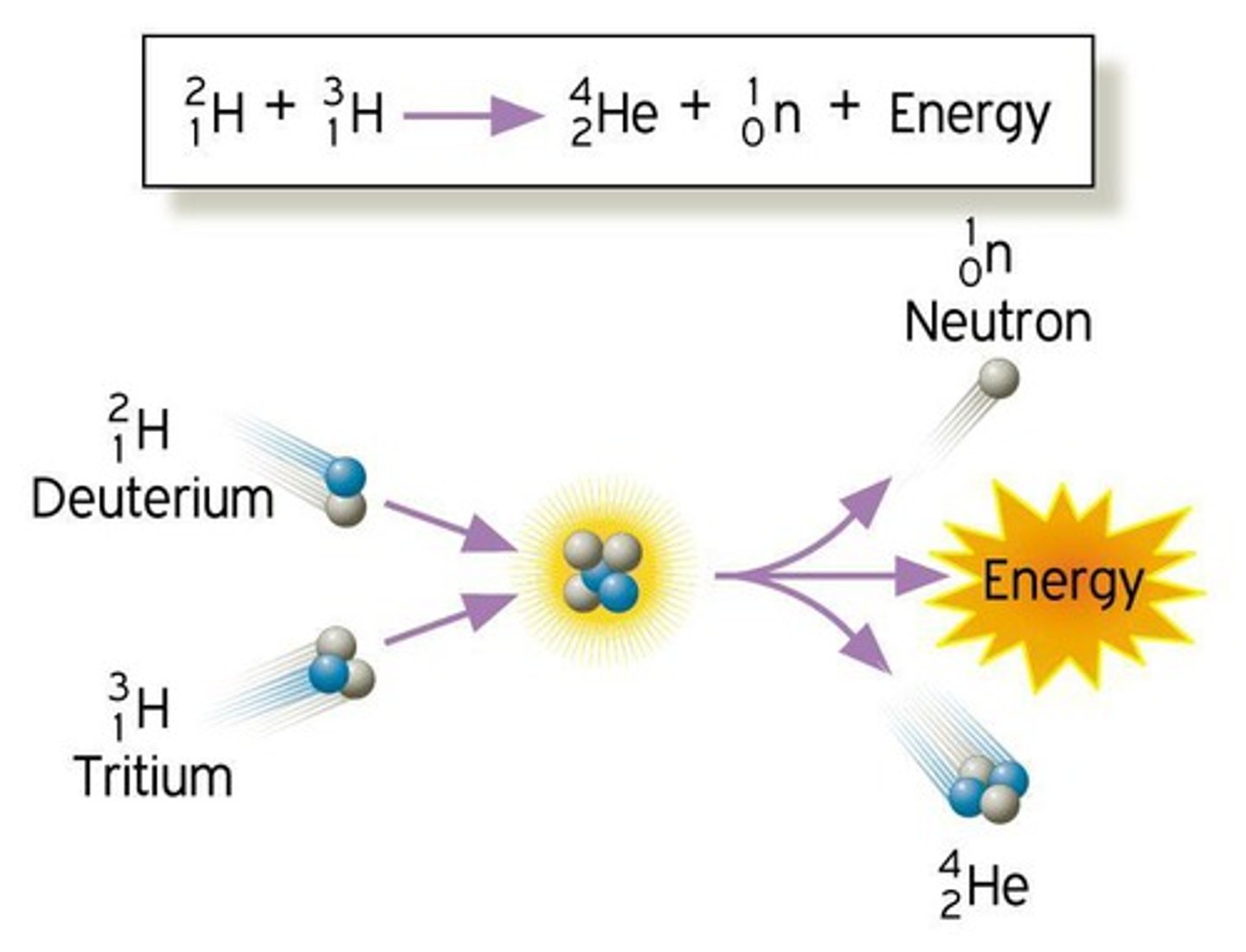 <p>occur when light nuclei combine into heavier nuclei</p>
