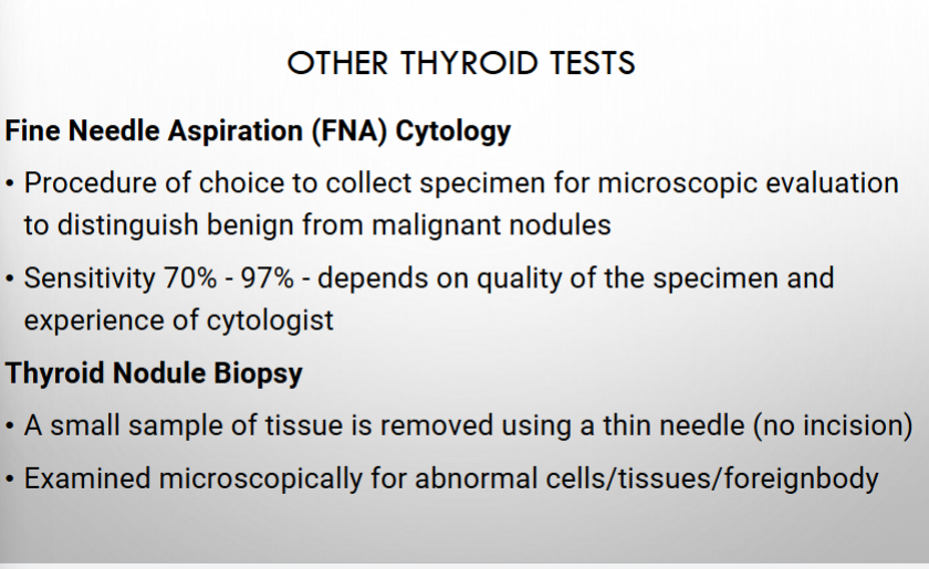 <p>do US, then FNA, then biopsy</p>
