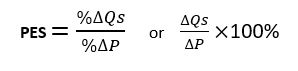 Price Elasticity of Supply (PES)