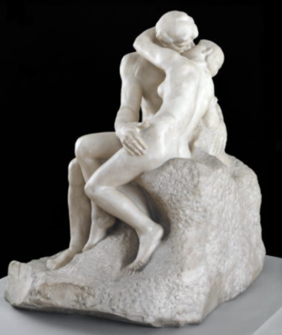 <p>Rodin: french sculpture with focus on human body and psychological suffering</p><p>marble, Tate Gallery, London</p><p>very powerful male and female figures</p><p>classical influence, michelango influence</p><p>erotic embrace</p>