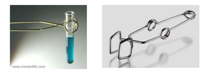 <p>Test Tube Holder: Used to hold and transport test tubes</p><p>safely. They are great for moving hot test tubes.</p>