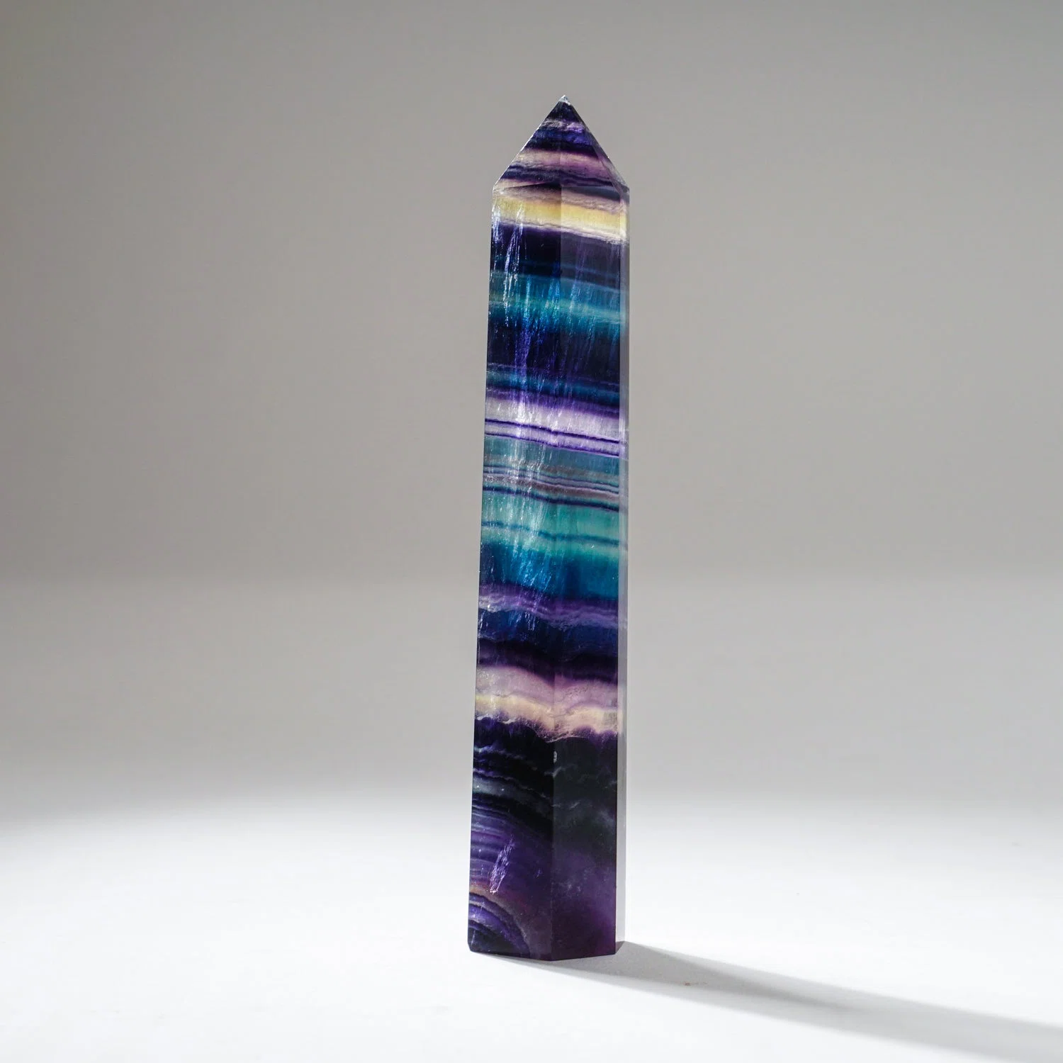 highly variable mineral property, and the variability is given by the impurities in the mineral mass; impurity proportion is strongly controlled by the amount of available ions in the surrounding environment and crystal structure flexibility.

\
* Although probably the most deceiving physical property of the minerals, some of the minerals have well-defined color when pure

 

* Impurities can significantly affect mineral color.

\
Ex. Fluorite
