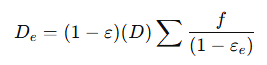 <p>What is this equation for and define the terms</p>