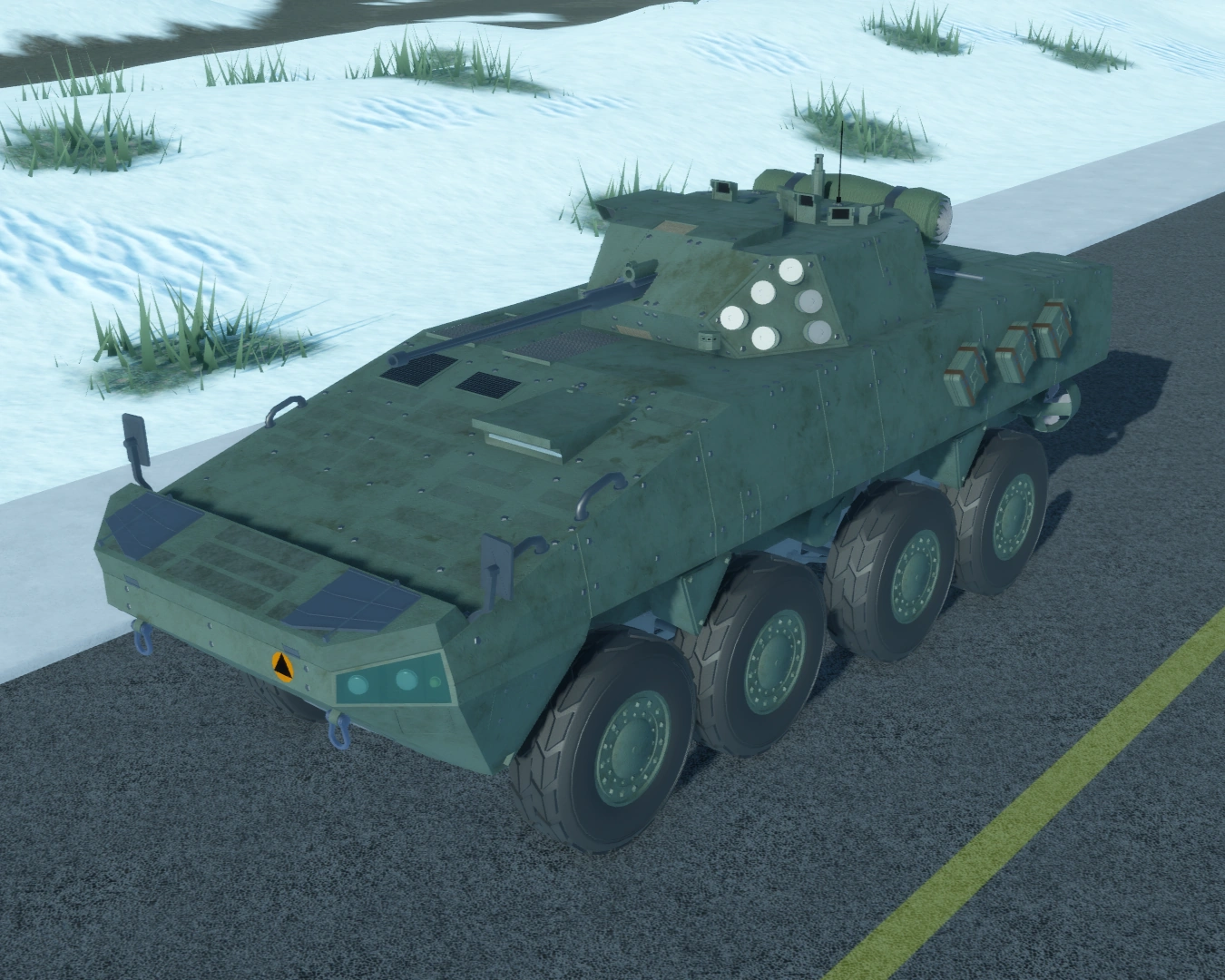 <p>Armoured Personnel Carrier</p>