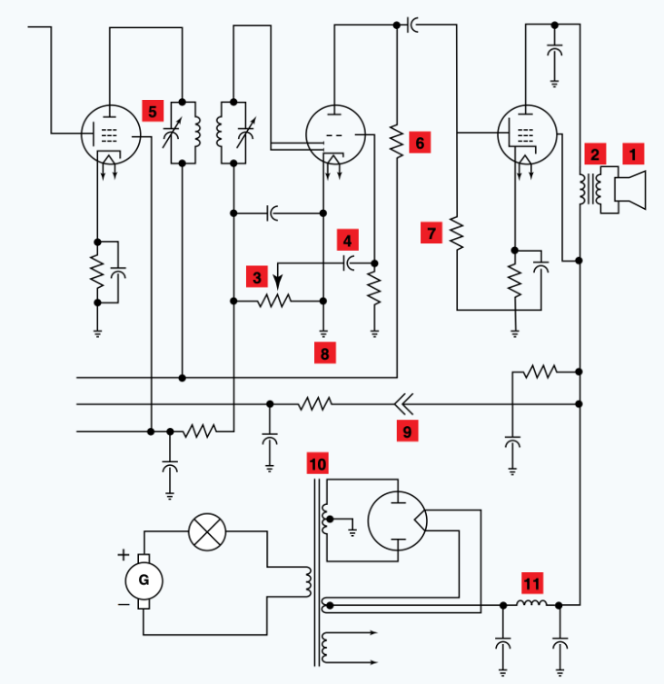 <p>(<span style="color: rgb(0, 0, 0);"><mark data-color="#e7ff00" style="background-color: rgb(231, 255, 0); color: inherit;">Refer to Figure 17.</mark></span>) Which of the components is a potentiometer?</p>
